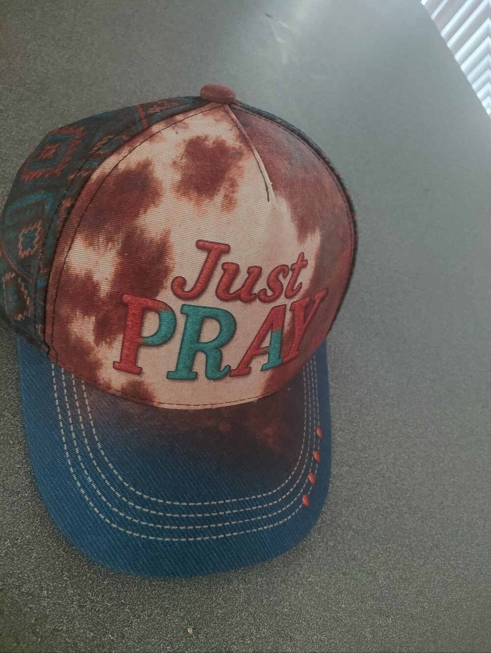 Just Pray Embroidered Multicolor Women’s Cap